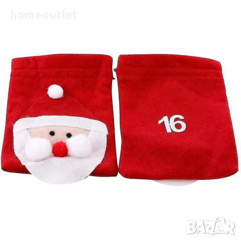 ПРОМОЦИЯ Коледен адвент календар с торбички от филц, X0017J5VGT, снимка 2 - Коледни подаръци - 48392870