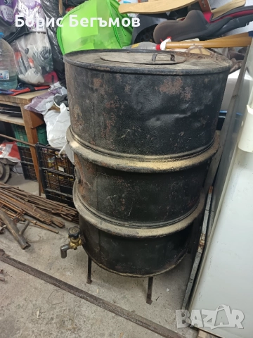 200 литров варел с кран и стойка, снимка 2 - Други стоки за дома - 52471031