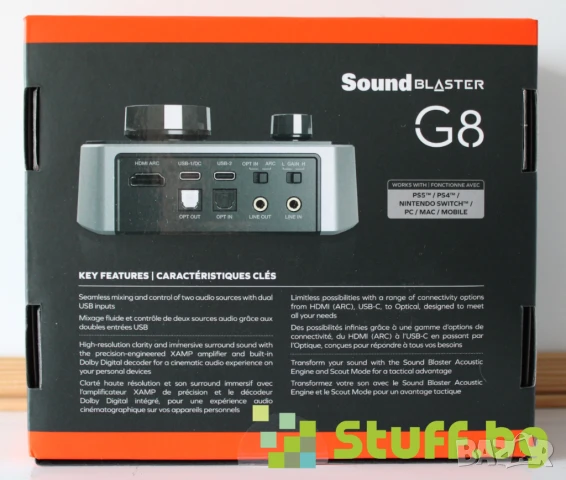 Звукова карта DAC Creative Sound Blaster G8, снимка 3 - Други - 50456078