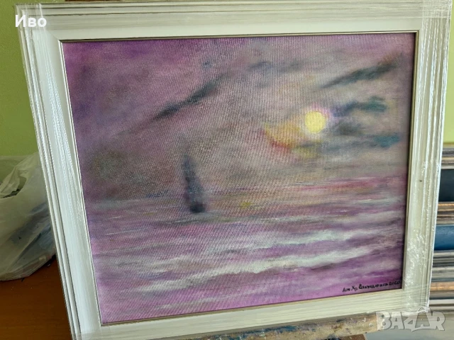 Картини масло върху платно, натюрморт,портрети и пейзажи от Доц д-р Христо Иванов Сапунджиев, снимка 13 - Картини - 50676247