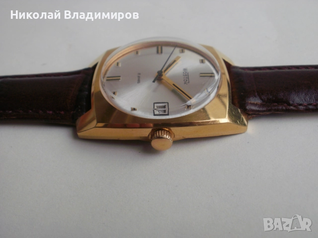 Восток Wostok мъжки ръчен руски позлатен часовник, снимка 4 - Мъжки - 52005851