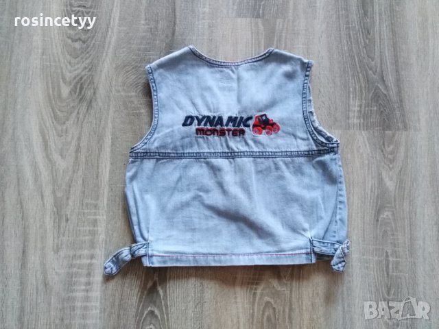 дънково елече, снимка 2 - Детски якета и елеци - 27266028