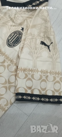 Футболна тениска AC Milan 2023/2024 трети екип Puma Pleasures 757035-01 размер L, снимка 11 - Спортни дрехи, екипи - 53328960