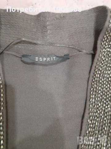 Жилетка/ болеро в цвят каки на ESPRIT  № М-Л, снимка 5 - Жилетки - 37930144