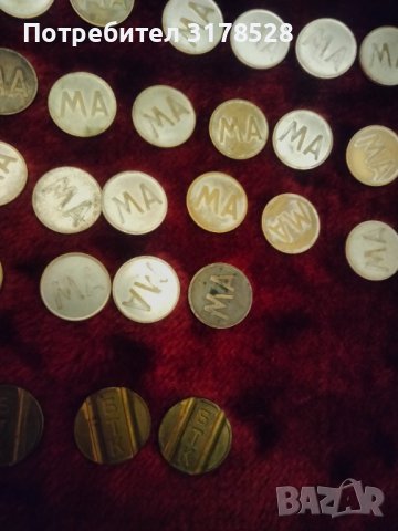 Стари телефонни жетони, снимка 6 - Нумизматика и бонистика - 43201804