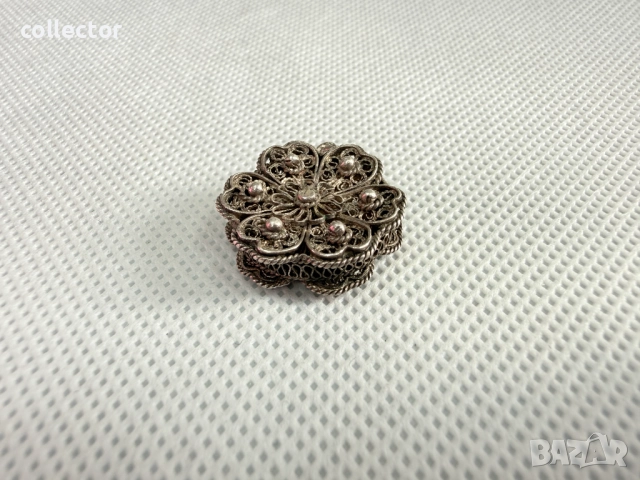 Сребърен медальон / висулка от филигран. №7777