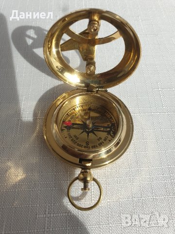 Бронзов компас с слънчев часовник , снимка 9 - Романтични подаръци - 43051919
