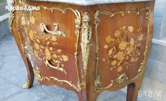 Френски Комод, снимка 6 - Скринове - 49601041