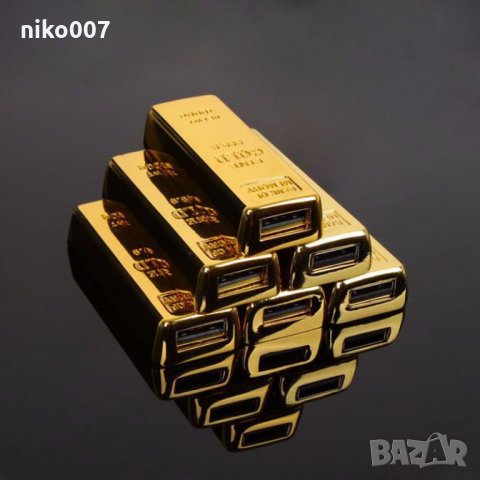 USB 2.0 флаш памет 64GB-златно кюлче-флашка-USB Flash Drive , снимка 1 - Карти памет - 28099979