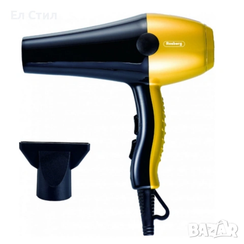 Сешоар Rosberg 2000W – Бързо сушене, снимка 4 - Сешоари - 53585683
