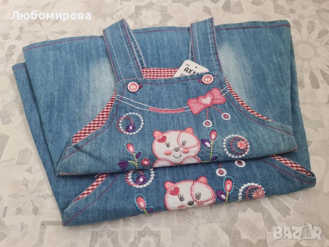 Дънков сукман, снимка 3 - Бебешки рокли - 39401016