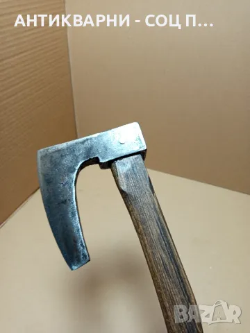Соц Стара Ръчно Кована Ловно Рибарска Брадвичка Номер 2. Тегло 0.680кг., снимка 6 - Антикварни и старинни предмети - 50436482