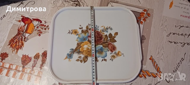 Керамичен поднос, снимка 4 - Други стоки за дома - 50587267