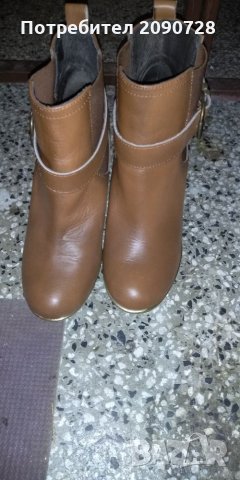 Боти от естествена кожа, снимка 2 - Дамски боти - 27142123