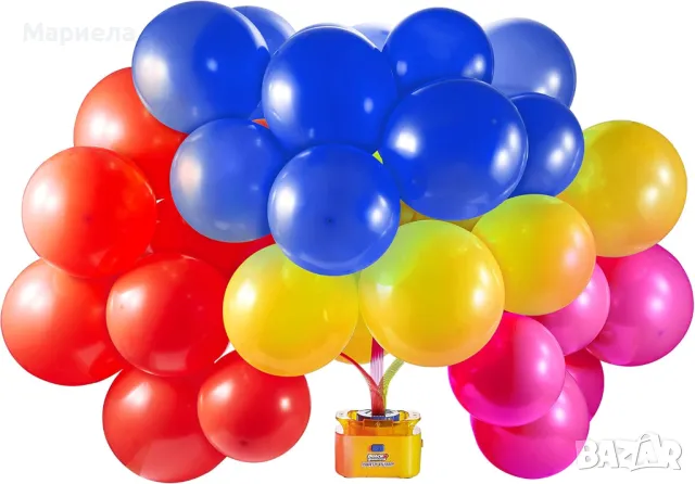 Zuru Bunch O Balloons Преносима електрическа въздушна помпа / Стартов пакет-син, снимка 3 - Други стоки за дома - 48778107