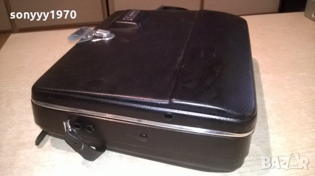 поръчан-canon-japan-кожен куфар/чанта-29х26х9см-внос франция, снимка 7 - Чанти, стативи, аксесоари - 26788094
