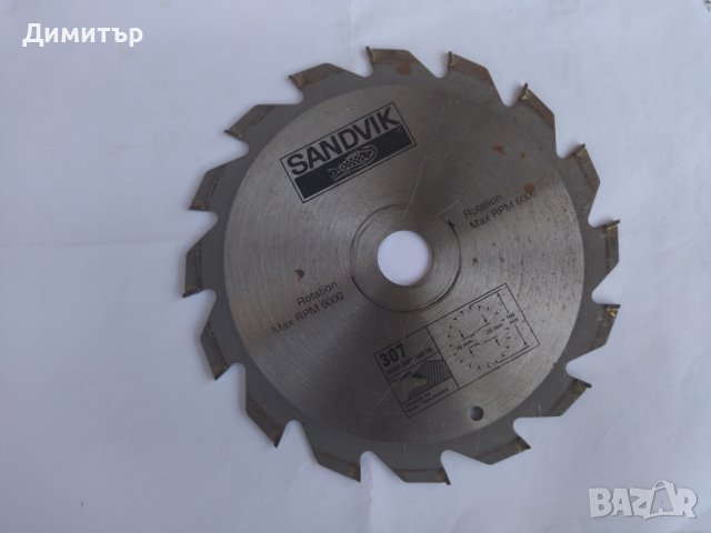 Диск за циркуляр Sandvik !!!, снимка 4 - Други инструменти - 38232907