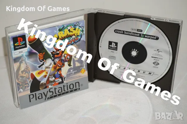 Игра за PS1 Crash Bandicoot 3: Warped Platinum ТЕСТВАНА И РАБОТЕЩА, снимка 7 - Игри за PlayStation - 50094647