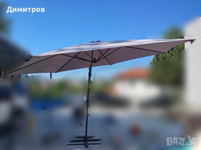 Градински чадър тип кокиче 3 метра