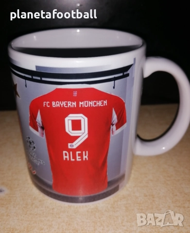 Фен Чаша на Байерн Мюнхен с име и номер сезон 2025/26!Футболна чаша на Байерн Мюнхен!Bayern Munich!, снимка 2 - Фен артикули - 35100909
