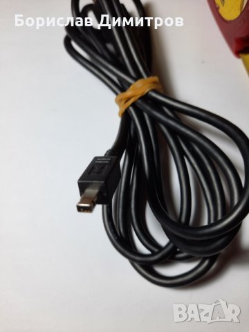 Продавам кабел USB - USB тип В, USB 2.0, 2 м за зареждане, пренос на данни и синхронизация