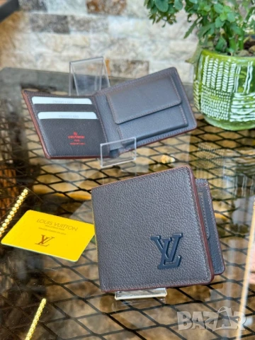 портмонета от естествена кожа louis vuitton , снимка 10 - Портфейли, портмонета - 51318180
