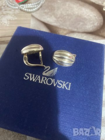 Сребърни обеци орехи , снимка 2 - Обеци - 43605818