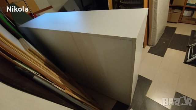 Шкаф - етажерка с 9 рафта 115/45/150 ПДЧ бял, снимка 6 - Шкафове и рафтове - 51789026