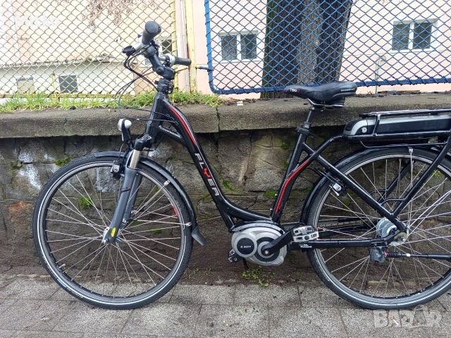 28 цола електрически алуминиев велосипед с 7 скорости усилени капли амортисьори предни като нов , снимка 6 - Велосипеди - 53373018