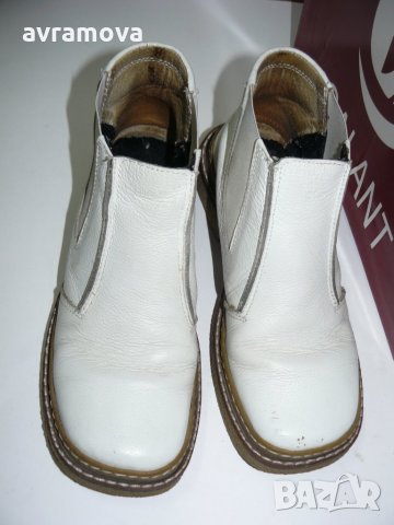 GALANTестествена кожа обувки, бяло/кафява подметка – 37 номер, 248мм, снимка 5 - Дамски ежедневни обувки - 28746353