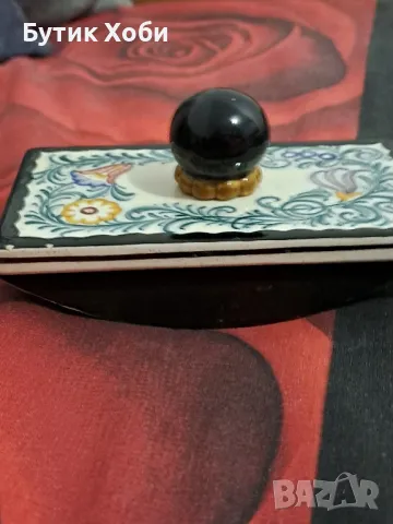 Rare! Старинна попивателна за мастило, снимка 8 - Антикварни и старинни предмети - 47334395