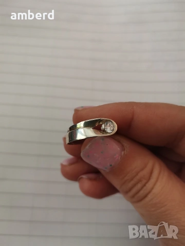 Сребърен пръстен - модел R013A, снимка 3 - Пръстени - 53531879