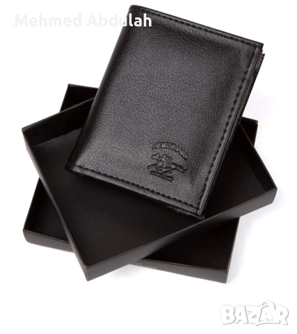 Черно портмоне с монетник