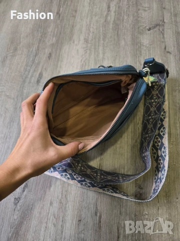 Нова уникална дамска чанта с красива дръжка, снимка 4 - Чанти - 53060340