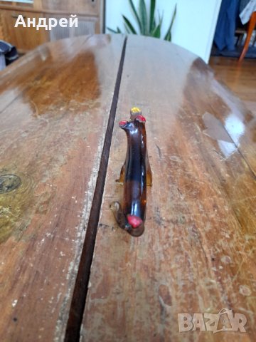 Стара стъклена фигура,фигурка Куче, снимка 4 - Други ценни предмети - 44016694