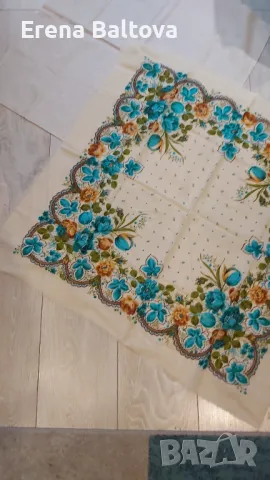 🍃🌷🍀Шал 100%финна вълна 75х75См