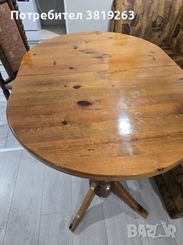 Дървена маса , снимка 4 - Маси - 53261414