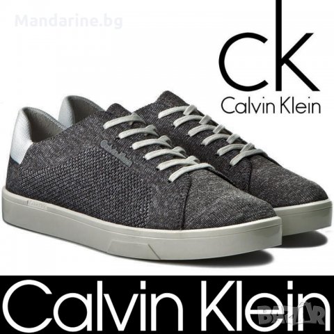 ПРОМО 🍊 CALVIN KLEIN № 37 до 40 🍊 Дамски кецове с плетен мрежест ефект нови с кутия, снимка 9 - Дамски ежедневни обувки - 26547398