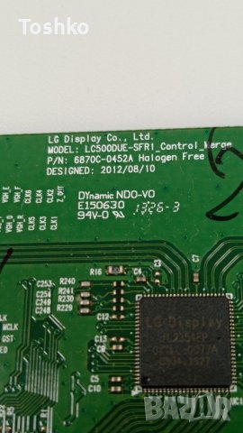 TCON BOARD LC500DUE 6870C-0452A, снимка 2 - Части и Платки - 39039379