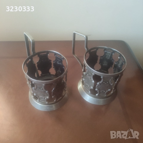  Руски подстакани, снимка 5 - Антикварни и старинни предмети - 51491090