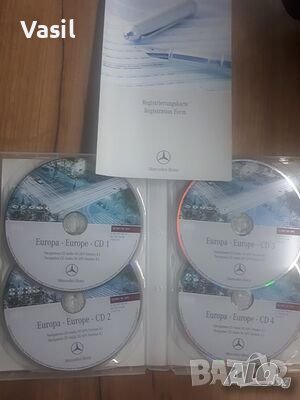 Оригинален сет навигация 4 DVD диска за Мерцедес cls,slk, e classe
