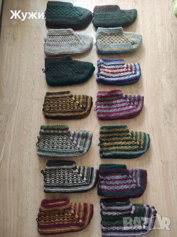 НОВИ ръчно плетени терлици, снимка 5 - Други - 51850471