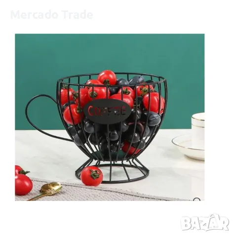Чаша за кафе капсули Mercado Trade, Черен, снимка 5 - Аксесоари за кухня - 48975112