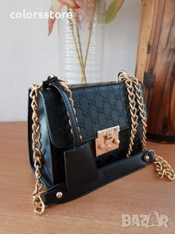 Луксозна Черна чанта Г-чи код ST96, снимка 2 - Чанти - 35885019
