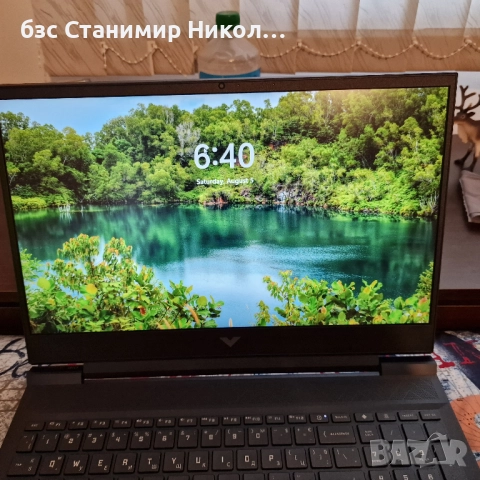 Лаптоп HP Victus 16-d1000nu цвят Mica Silver.