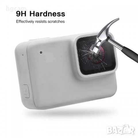 Стъклени протектори за GoPro Hero 7 White/Silver, За екрана и обектива, снимка 4 - Чанти, стативи, аксесоари - 27762801