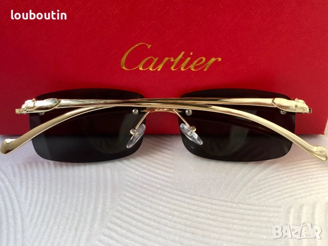 Cartier мъжки дамски  слънчеви очила с пантера унисекс, снимка 12 - Слънчеви и диоптрични очила - 52915454