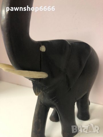 Дърворезба слонче от абаносово дърво, снимка 11 - Други ценни предмети - 35467419