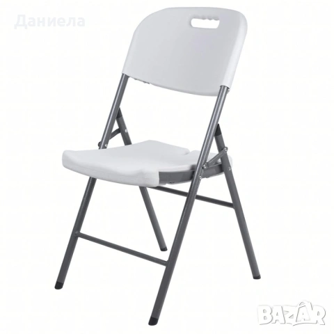 Комплект 4 броя сгъваеми кетъринг столове за градина и събития - удобни и издръжливи, снимка 6 - Столове - 53203002