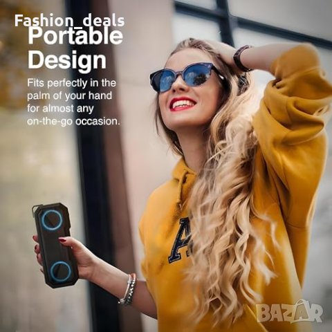 Нов Bluetooth Високоговорител стерео звук Безжична връзка Водоустойчив Подарък, снимка 6 - Тонколони - 42969600